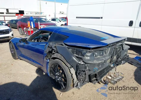2014 Chevrolet Corvette Stingray Z51 from USA, damaged, VIN 1G1YM2D74E5125421